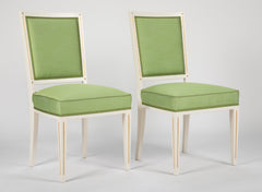 A Set of Two Dining Chairs From Bellevue Palace / Berlin by Carl-Heinz Schwennicke