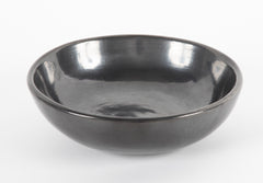 Large Blackware Bowl by Santana and Adam Martinez 'San Ildefonso'