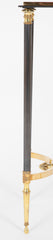 Brass, Steel & Glass Top Side Table in the Manner of Jansen - 2 Available