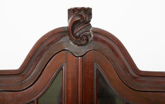 A Late 18th Century Miniature Dutch Kettle Base Paw Foot Bookcase
