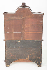 A Late 18th Century Miniature Dutch Kettle Base Paw Foot Bookcase