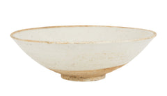 Yuan Type Glazed Bowl of Faint Celadon Color