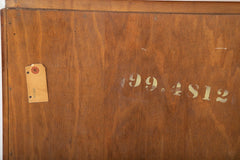 American Modernist Walnut Dresser