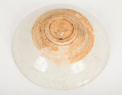 Yuan Type Glazed Bowl of Faint Celadon Color