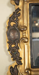 Pair of 18th Century Baltic Gilt Brass and Silver Mirror Sconces