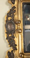 Pair of Unusual 18th Century Brass & Silver Mirror Sconces