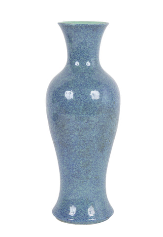 Robins Egg Blue Chinese Baluster Form Vase
