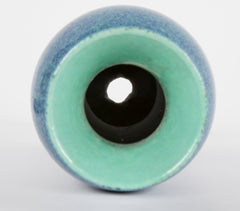 Robins Egg Blue Chinese Baluster Form Vase