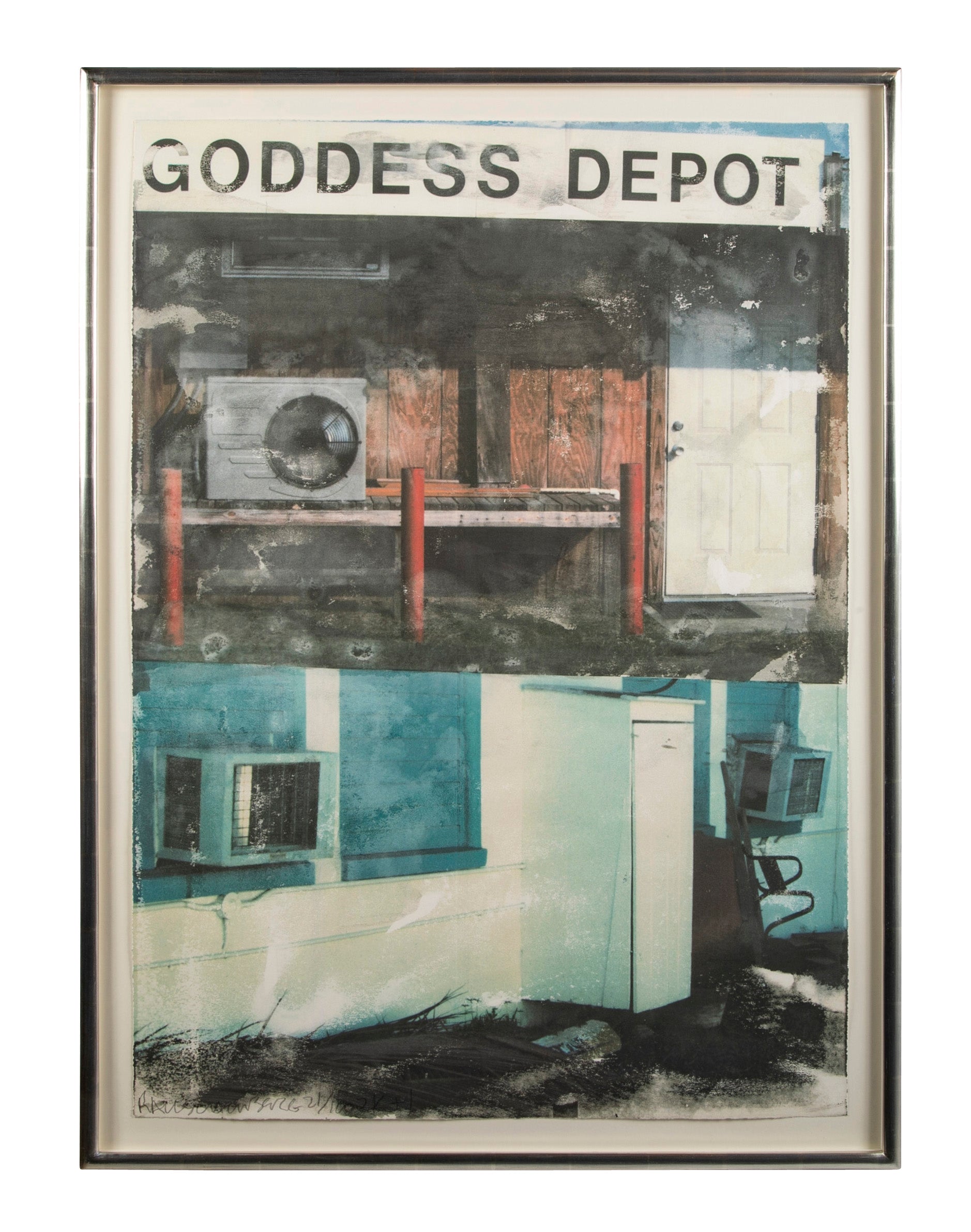 "In Transit ( Goddess Depot )" by Robert Rauschenberg