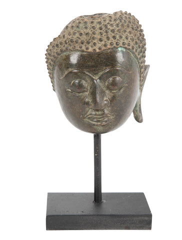 Small Bronze Buddha Head