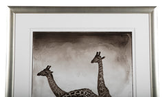 Suite of Three Photographs of Giraffes by Nick Brandt