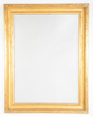 American Giltwood Impressionist Frame with Beveled Glass Mirror
