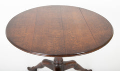 George II Carved Oak  Tilt Top Isle of Man Tripod Table