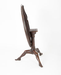 George II Carved Oak  Tilt Top Isle of Man Tripod Table