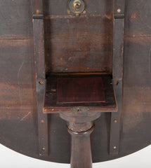 George II Carved Oak  Tilt Top Isle of Man Tripod Table