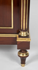 Napoleon III Caribbean Mahogany Curio Cabinet