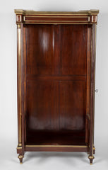 Napoleon III Caribbean Mahogany Curio Cabinet