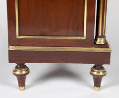 Napoleon III Caribbean Mahogany Curio Cabinet