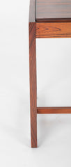 Danish Rosewood Flip Top Side Table / Stool by Oddense Maskinsnedkeri