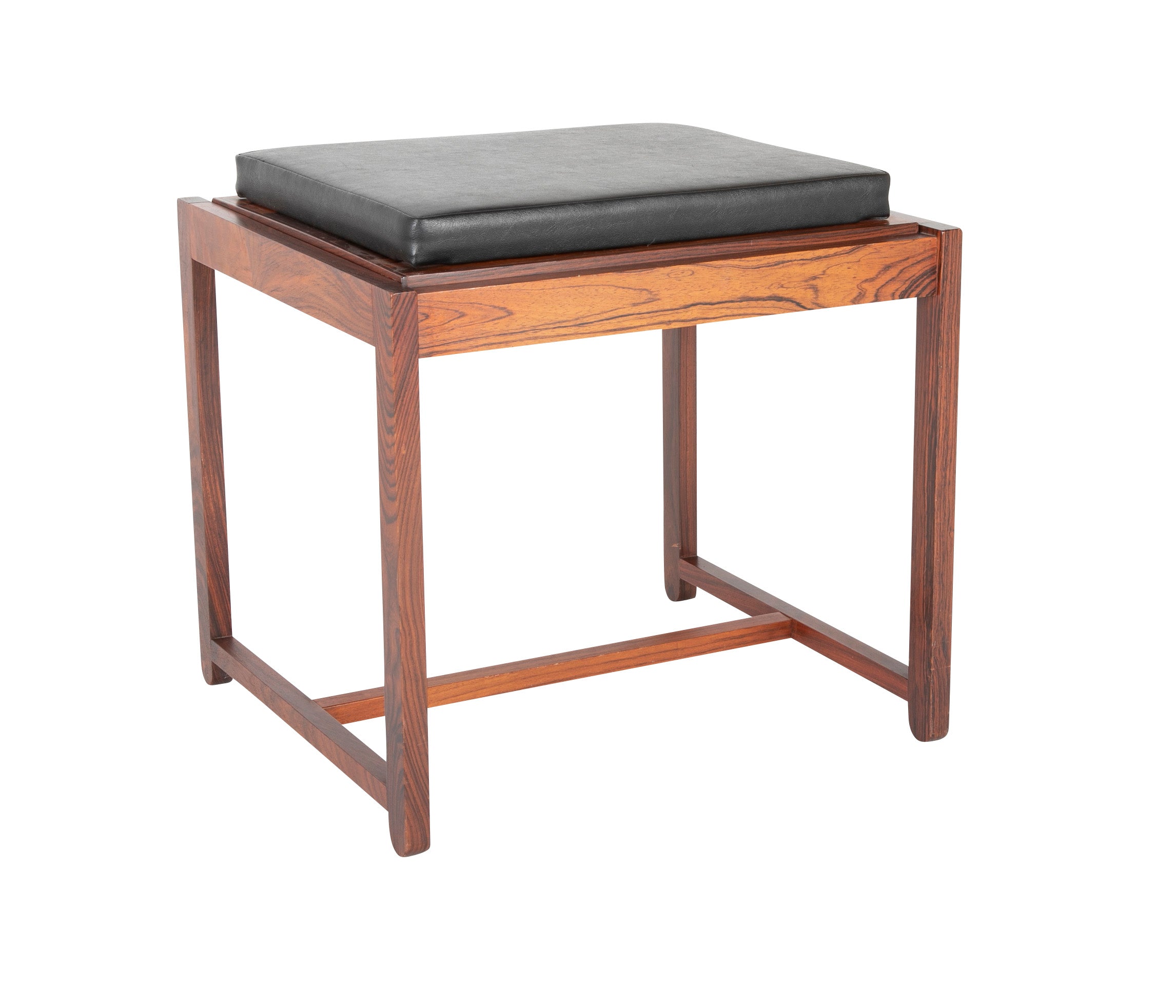 Danish Rosewood Flip Top Side Table / Stool by Oddense Maskinsnedkeri Danish Rosewood Flip Top Side Table / Stool by Oddense Maskinsnedkeri