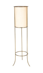 T. H. Robsjohn-Gibbings for Hansen Brass Cylinder Floor Lamp