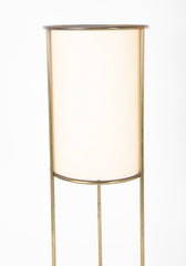 T. H. Robsjohn-Gibbings for Hansen Brass Cylinder Floor Lamp