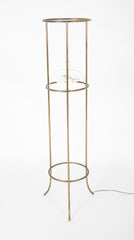 T. H. Robsjohn-Gibbings for Hansen Brass Cylinder Floor Lamp
