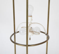 T. H. Robsjohn-Gibbings for Hansen Brass Cylinder Floor Lamp