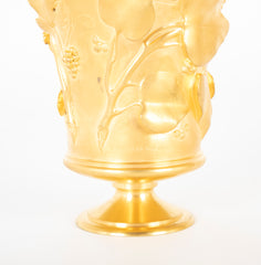 A French Gilt Bronze Footed Vase by F. Barbedienne