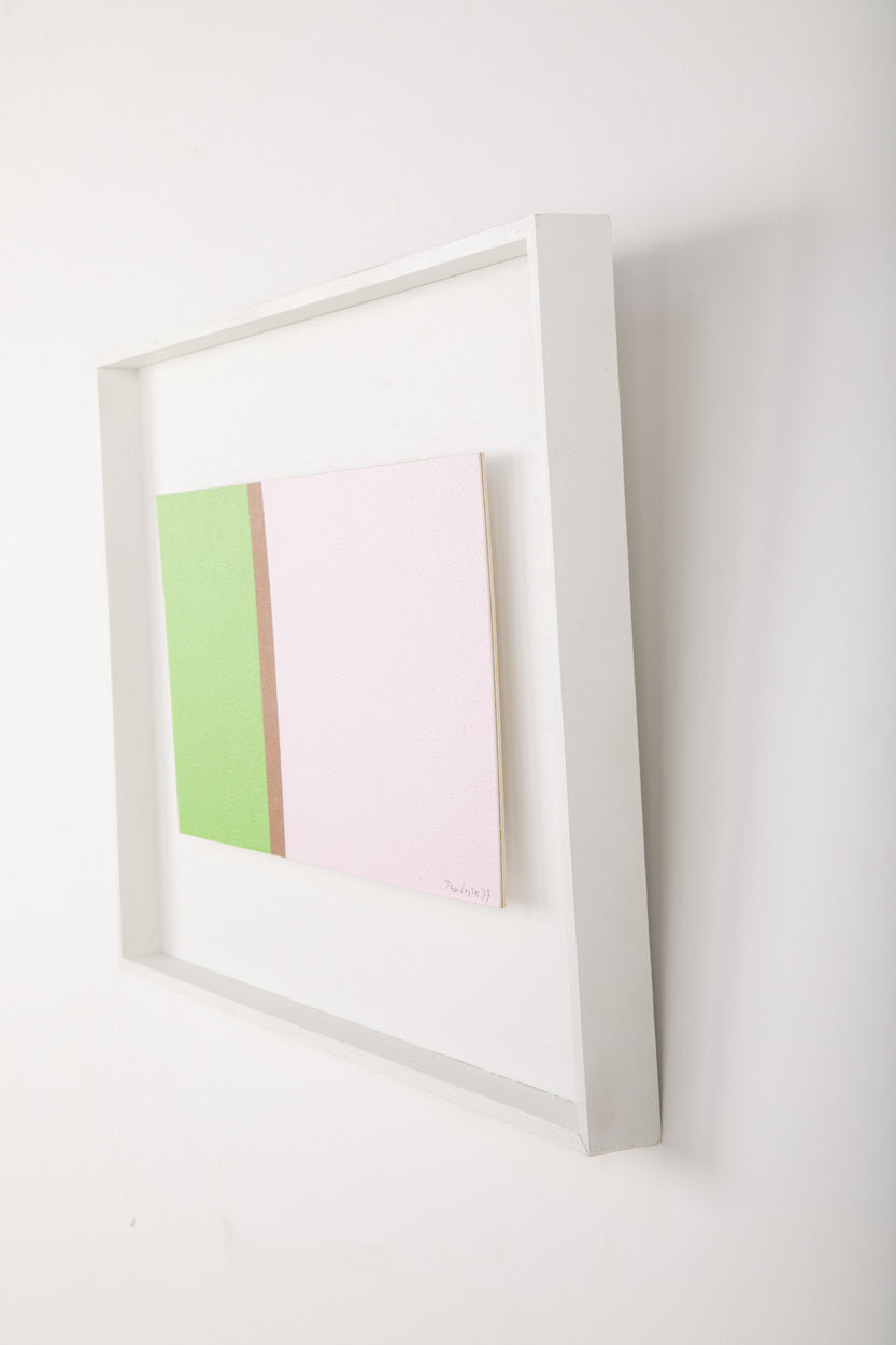 A Minimalist Painting by French Artist Jean Legros