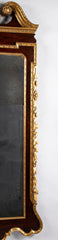 Mid 18th Century Mahogany & Parcel Gilt Mirror