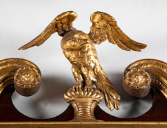 Mid 18th Century Mahogany & Parcel Gilt Mirror