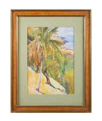 "Rich Hill, Jamaica"  Watercolor by American Artist Philip Little