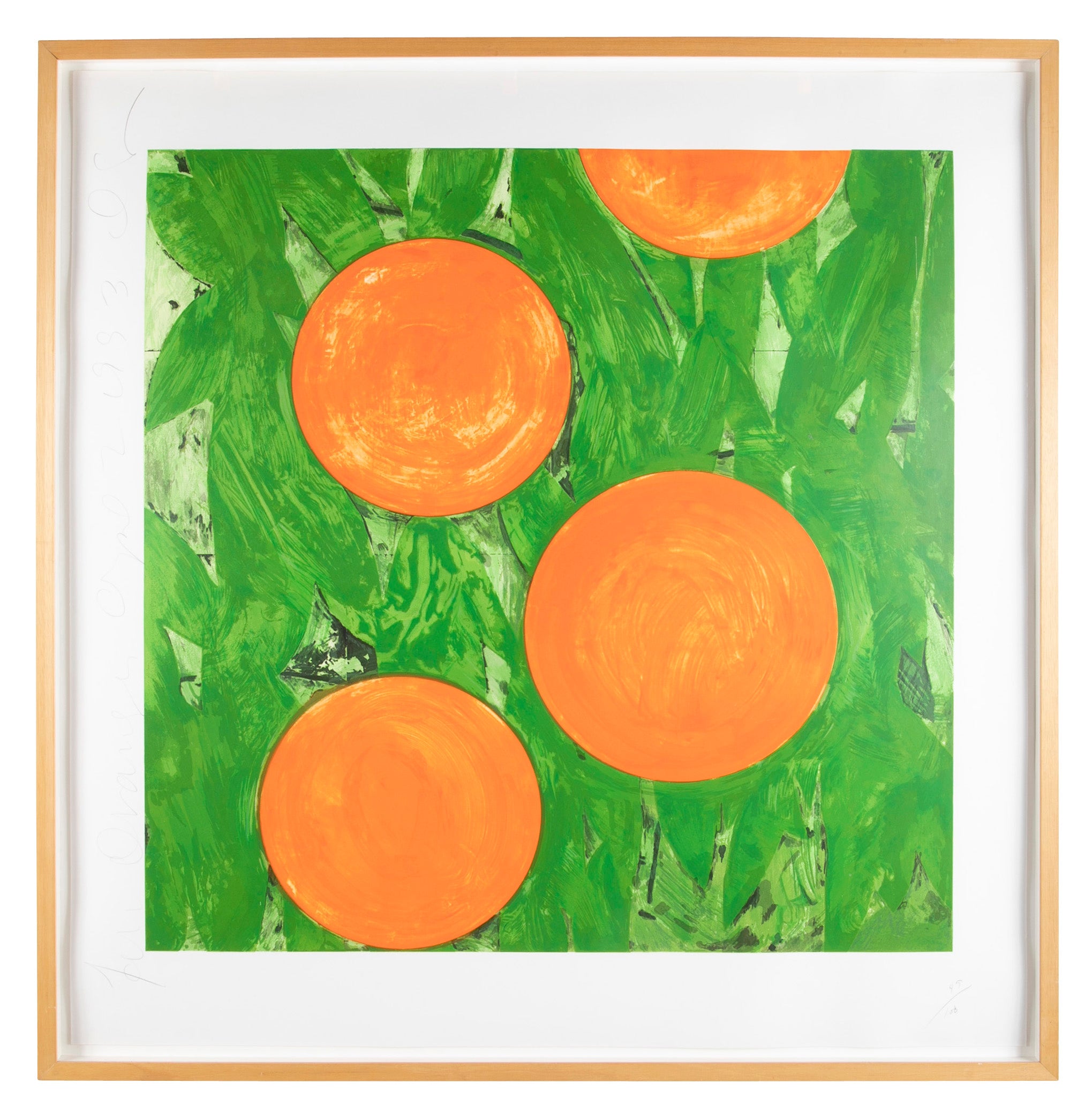 "Four Oranges April 2 1993" by Donald Sultan