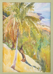 "Rich Hill, Jamaica"  Watercolor by American Artist Philip Little