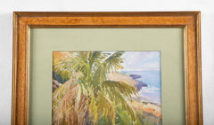 "Rich Hill, Jamaica"  Watercolor by American Artist Philip Little