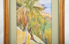 "Rich Hill, Jamaica"  Watercolor by American Artist Philip Little