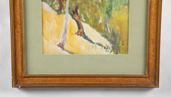 "Rich Hill, Jamaica"  Watercolor by American Artist Philip Little