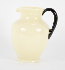 Handsome Steuben Yellow/Ivory Color Glass Pitcher
