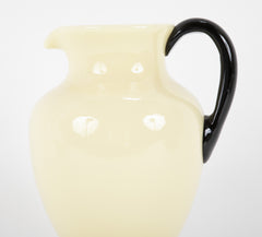Handsome Steuben Yellow/Ivory Color Glass Pitcher