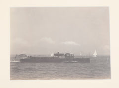 Photograph of Very Famous Steam Yacht the 85' "Feissen" Designed by Mosher & Gardner
