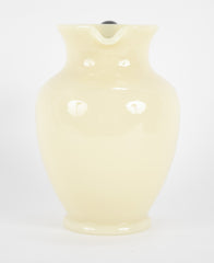 Handsome Steuben Yellow/Ivory Color Glass Pitcher