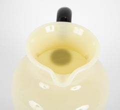 Handsome Steuben Yellow/Ivory Color Glass Pitcher