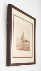 Original Nathaniel Stebbins Photograph "Mayflower" Winning America's Cup Race - September 1886