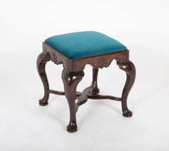 An Early 18th Century English George II Deeply Carved Footstool