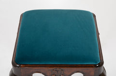 An Early 18th Century English George II Deeply Carved Footstool