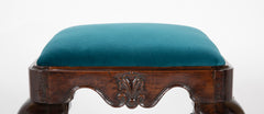 An Early 18th Century English George II Deeply Carved Footstool