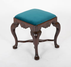 An Early 18th Century English George II Deeply Carved Footstool