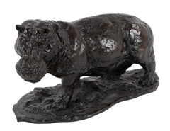 Robert Godefroy Patinated Bronze Sculpture "Les Sources du Nile"