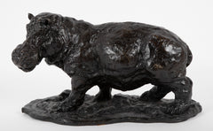 Robert Godefroy Patinated Bronze Sculpture "Les Sources du Nile"